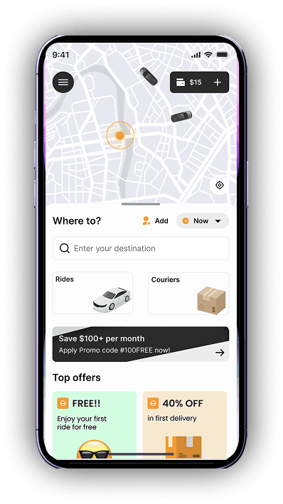 InRoute App — Multi-Service Travel & Courier Platform (Uber-Style + Flights + Cruises)